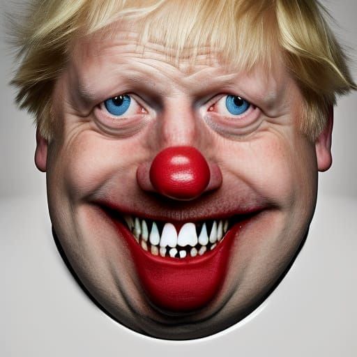 Clown Portrait in Professional Studio Lighting