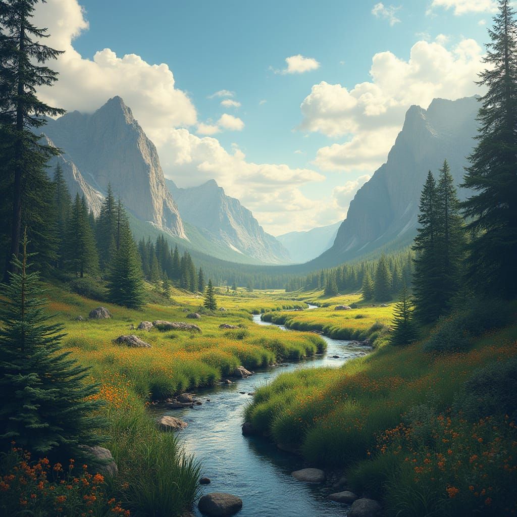 Stunning Natural Landscape View