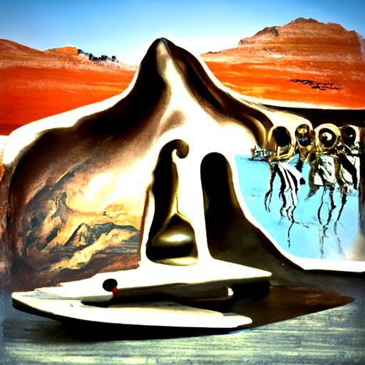 Surreal Life on Mars: A Dali-esque Vision