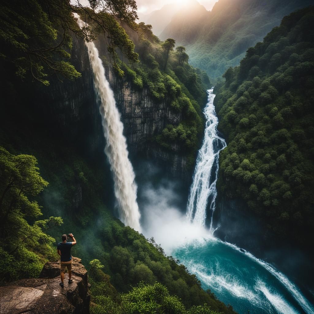Ecuador's Majestic Pailón del Diablo Waterfall