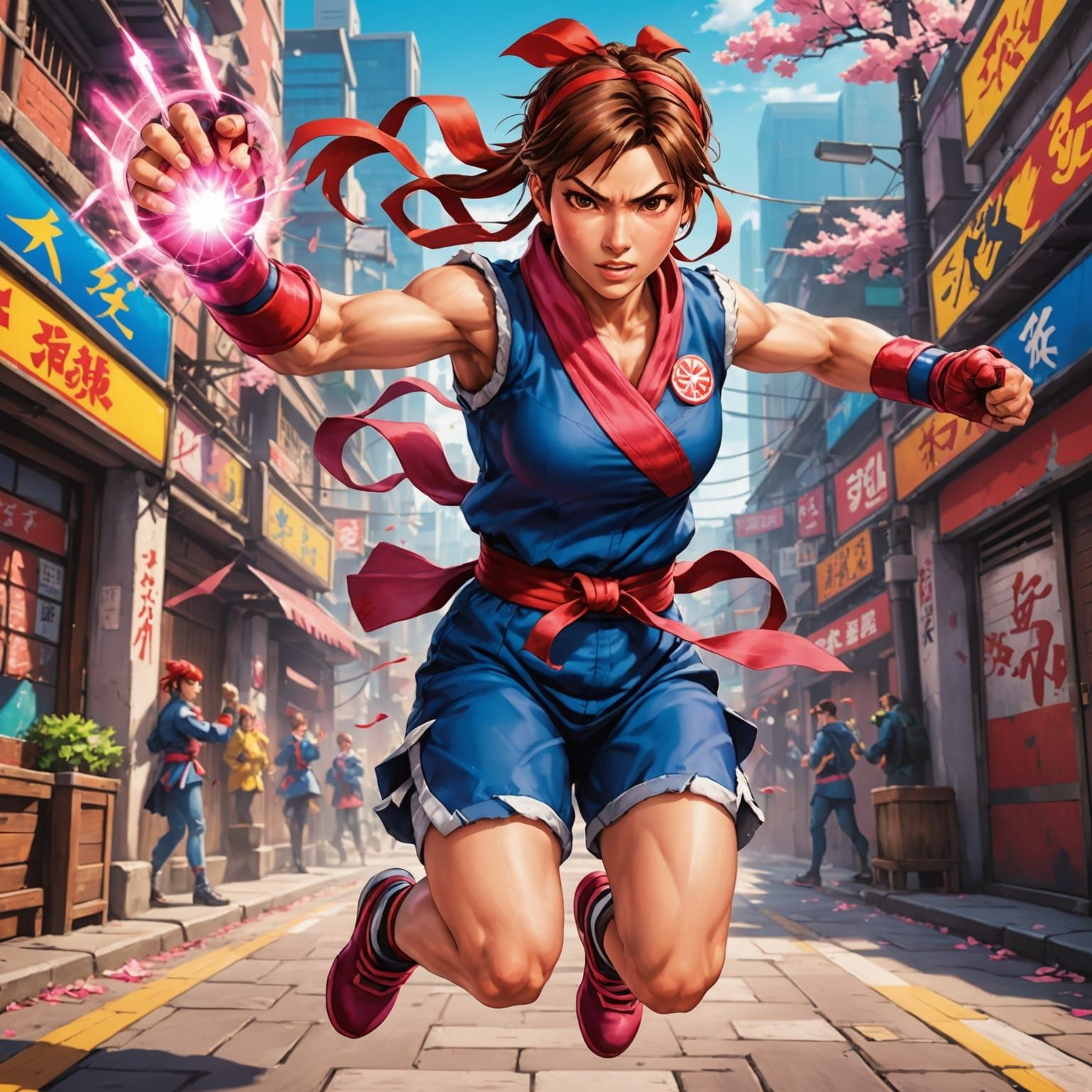 Sakura from Street Fighter Fan Art