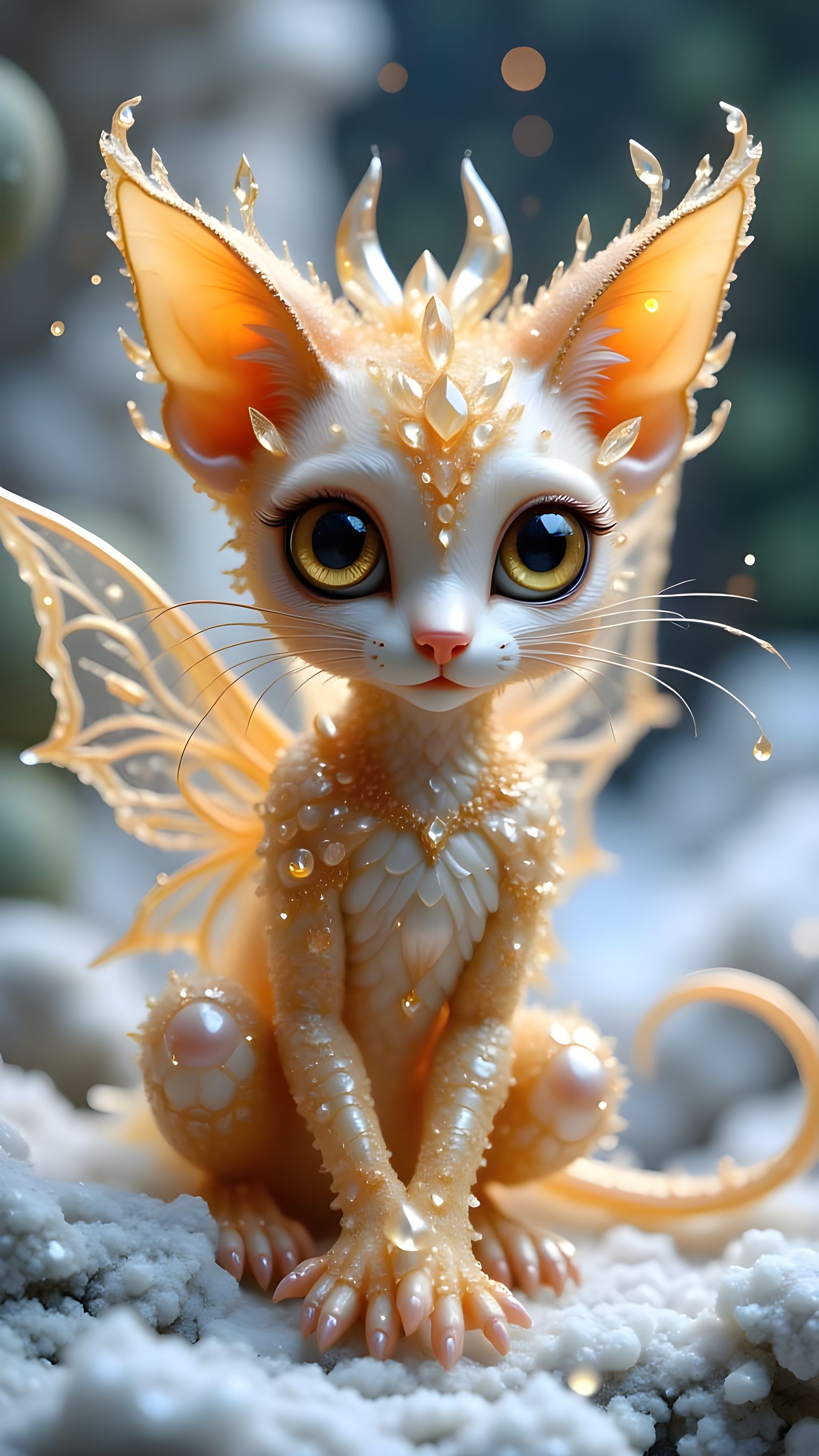 Little orange feriy creature