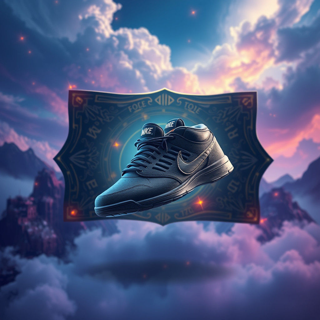 Fortnite Nike Shoes on Ornate Character in Unreal Engine