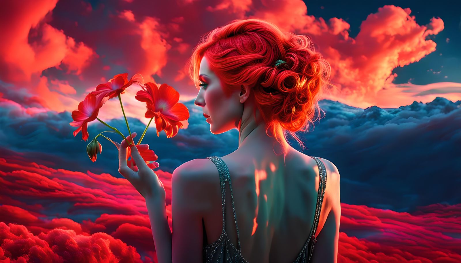 Painting of red
