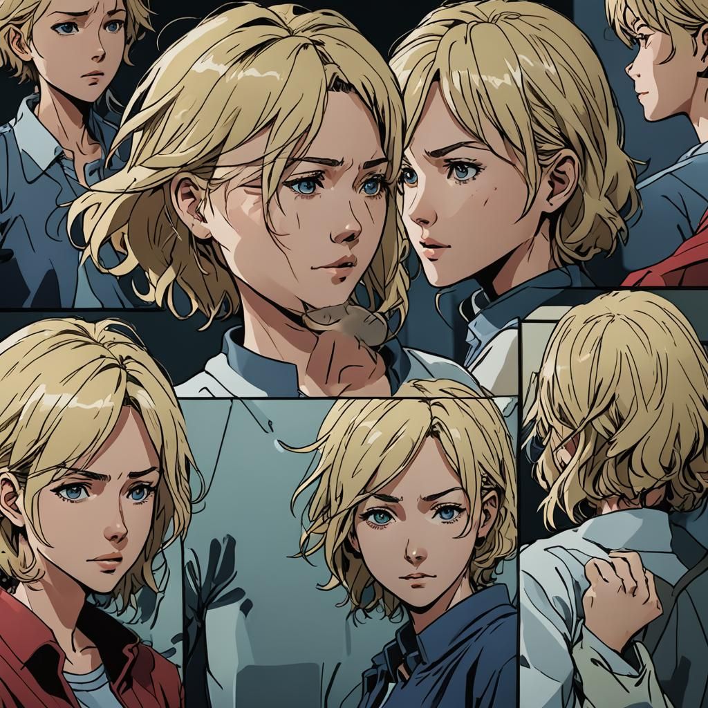 Naomi Watts as Anime Character Storyboard