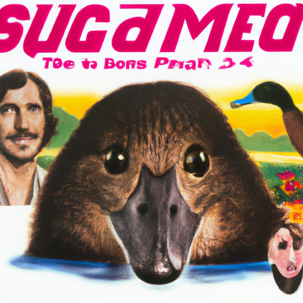 Platypus on a 1975 Pop Album Cover
