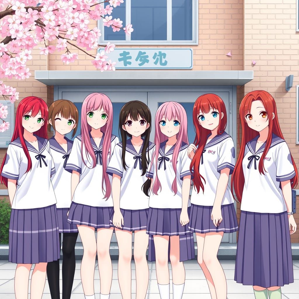 Summer Uniform Class Photo