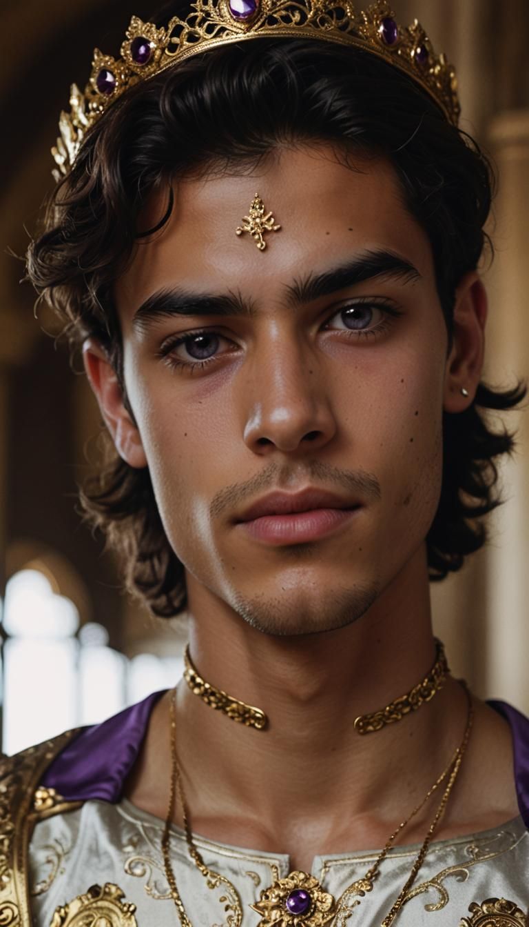 Persian Prince Portrait in Cinematic Photography Style