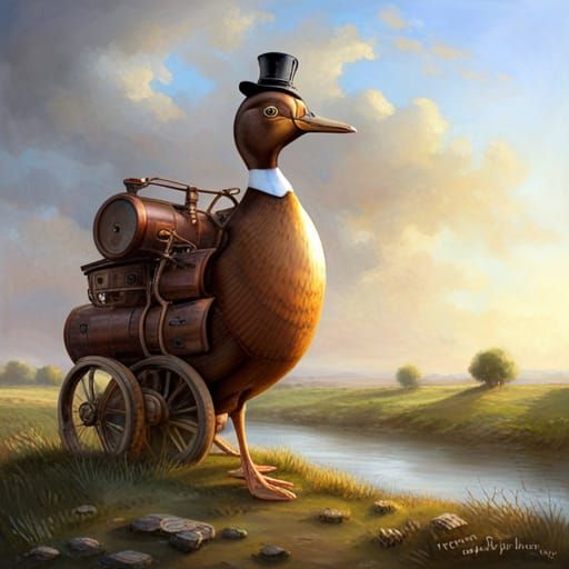 diesel powered duck