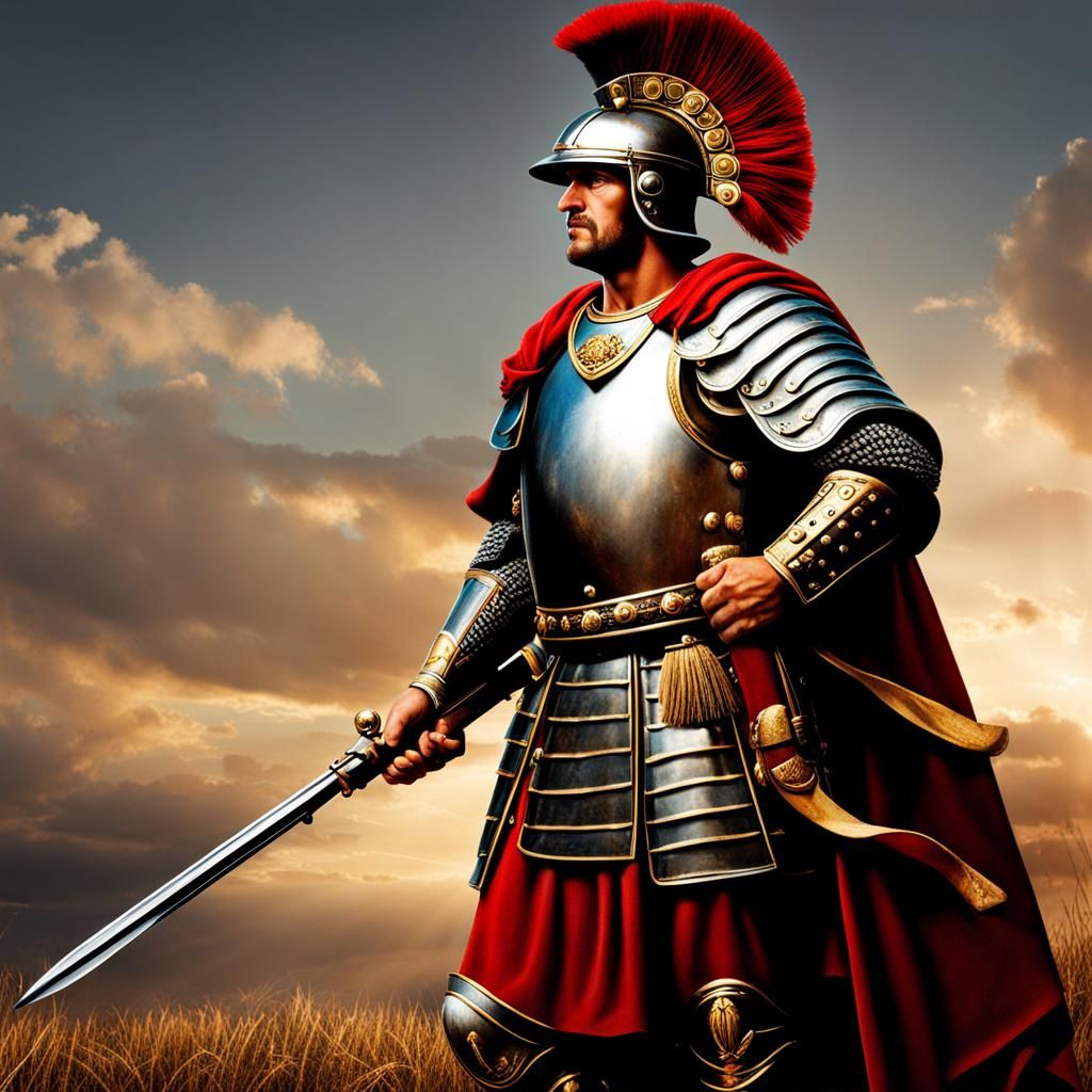 Roman Commander with Musket