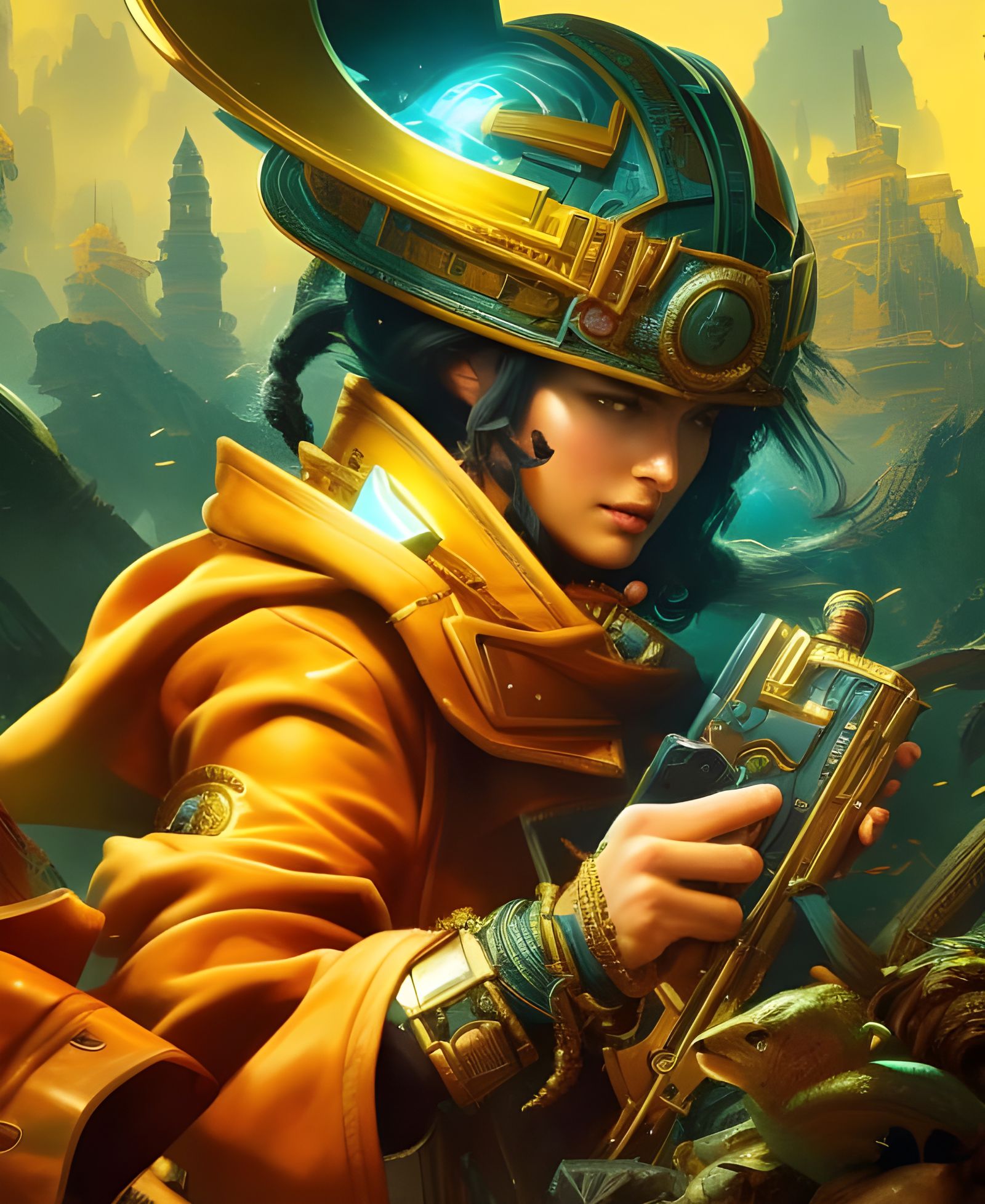 Futuristic Treasure Hunter