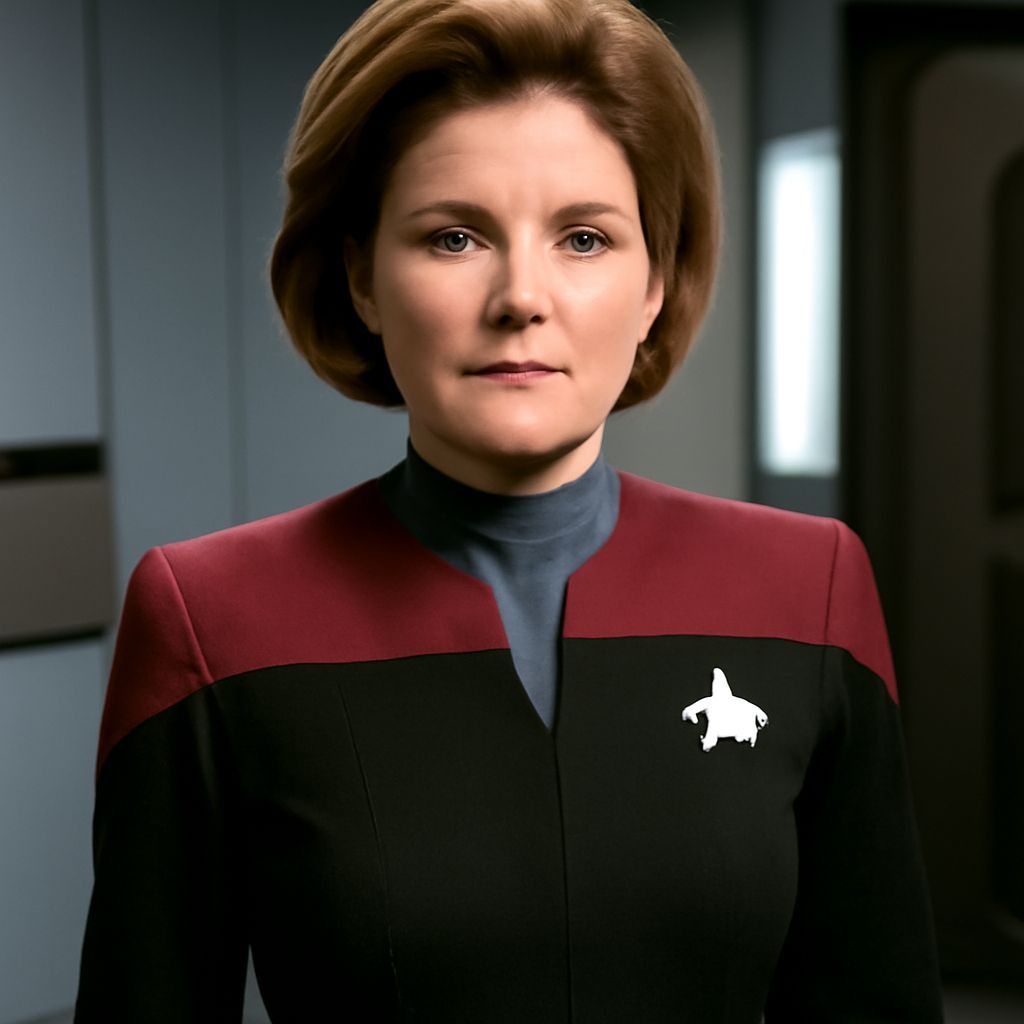 Captain Janeway in First Contact Uniform