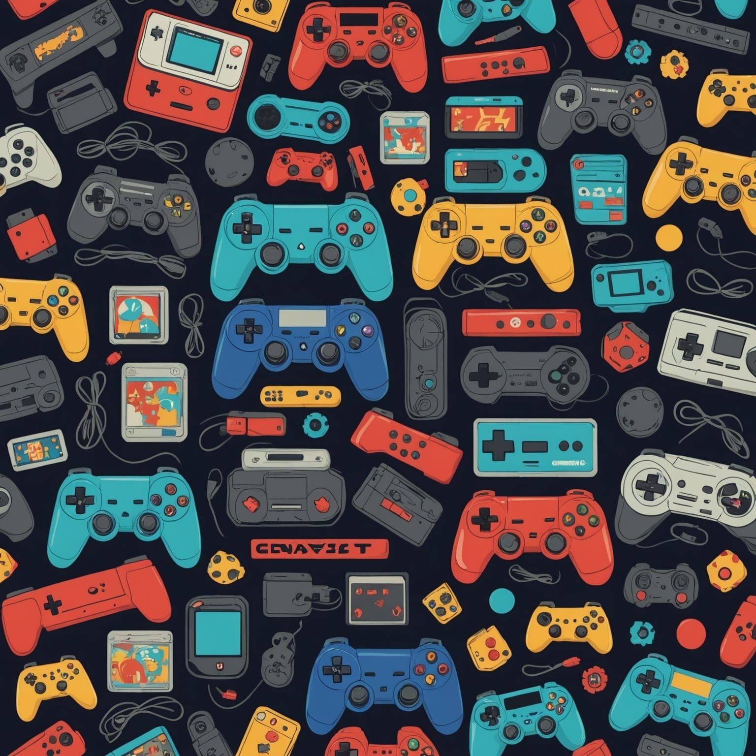 Iconic Video Game Controllers