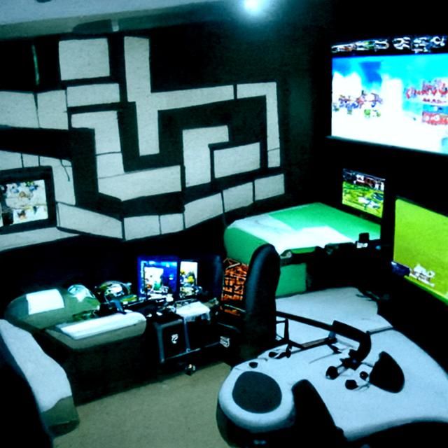 Detailed Gamer Room: An Immersive Visual Experience