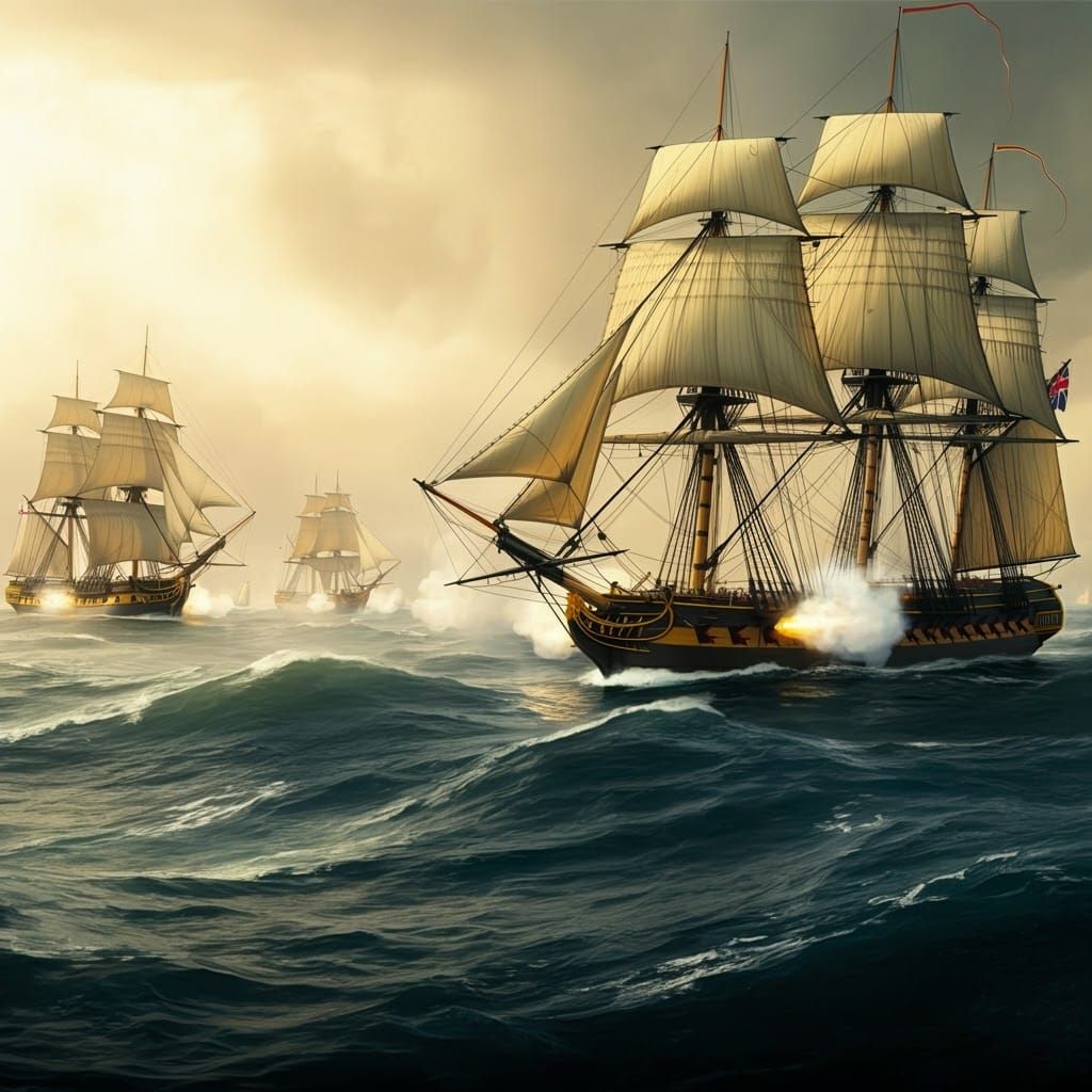 Naval Warfare: Epic Battle of Trafalgar Scene