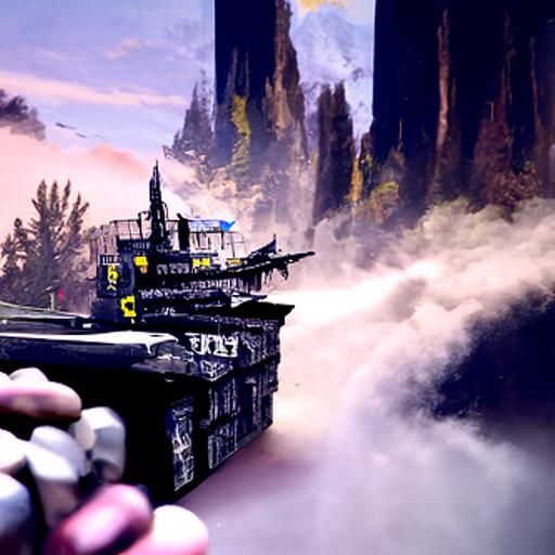 Infamous: Detailed Matte Painting