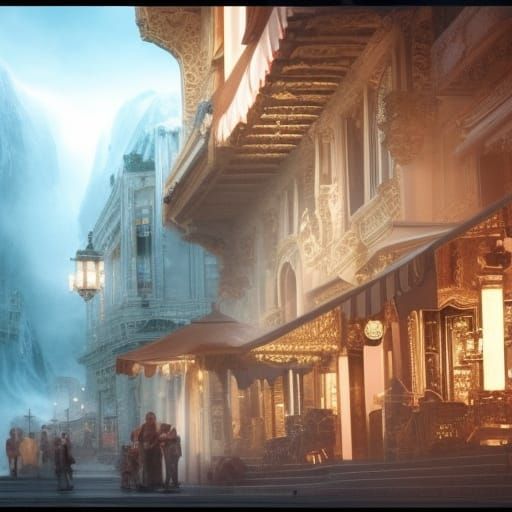 Epic Cinematic Ice Cream Digital Painting