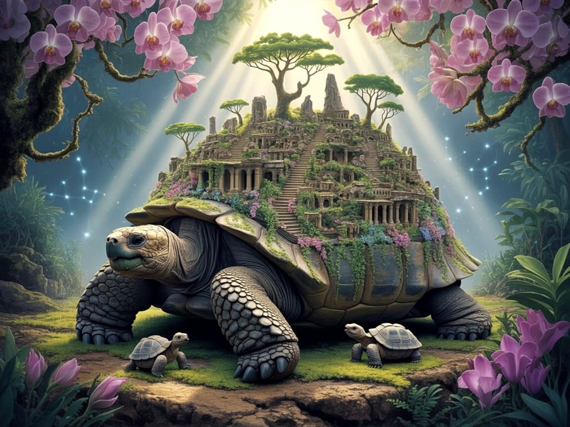 Goliath, 517 pound Galapagos Tortoise, 135 yr old, first tim...