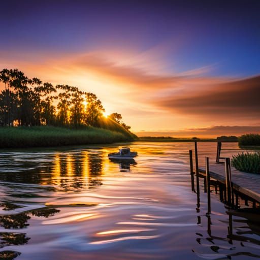 Louisiana Bayou Sunset: Professional Photography