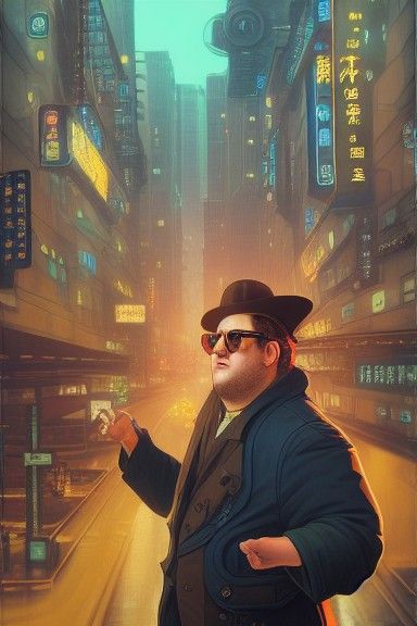 Jonah Hill in Night City