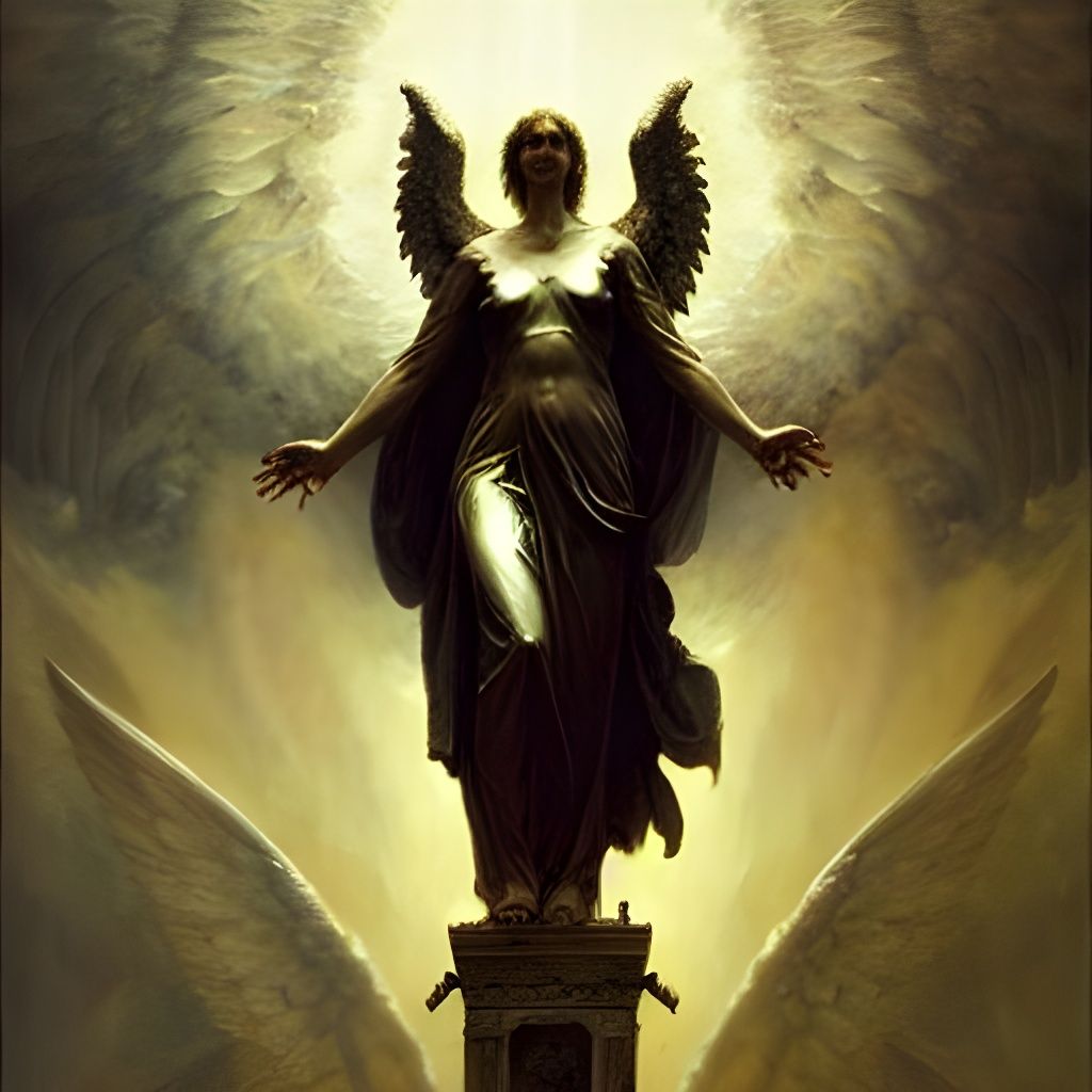 Archangel Raphiel in Divine Glorious Style