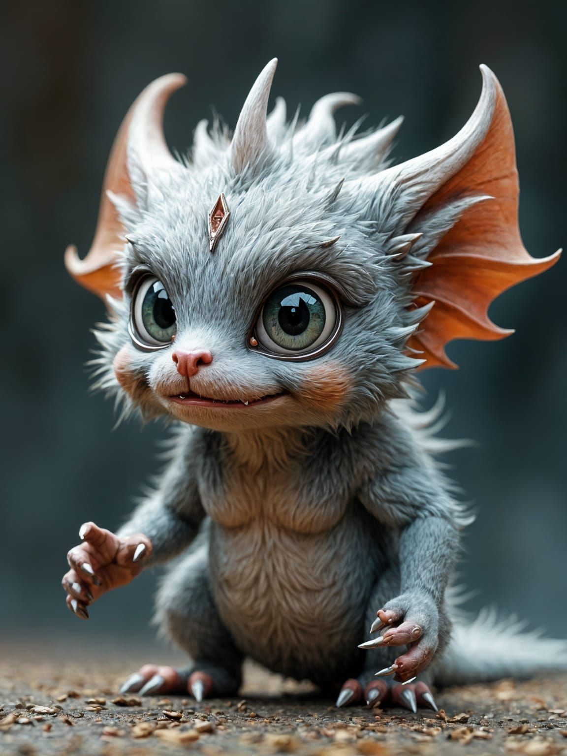 Chibi Scrap Monster: 3D Digital Art