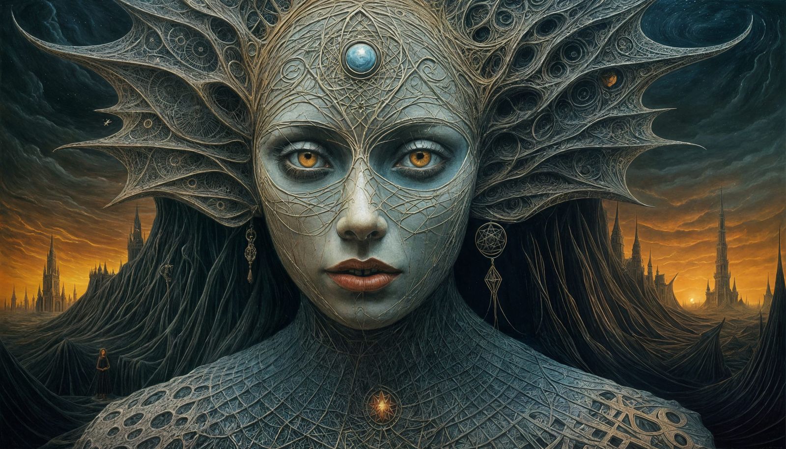 Astro Errante: Surreal Journey in Fantasy Art Style