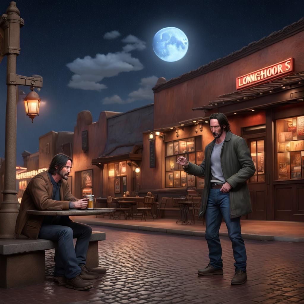 Keanu Reeves invites a homeless person