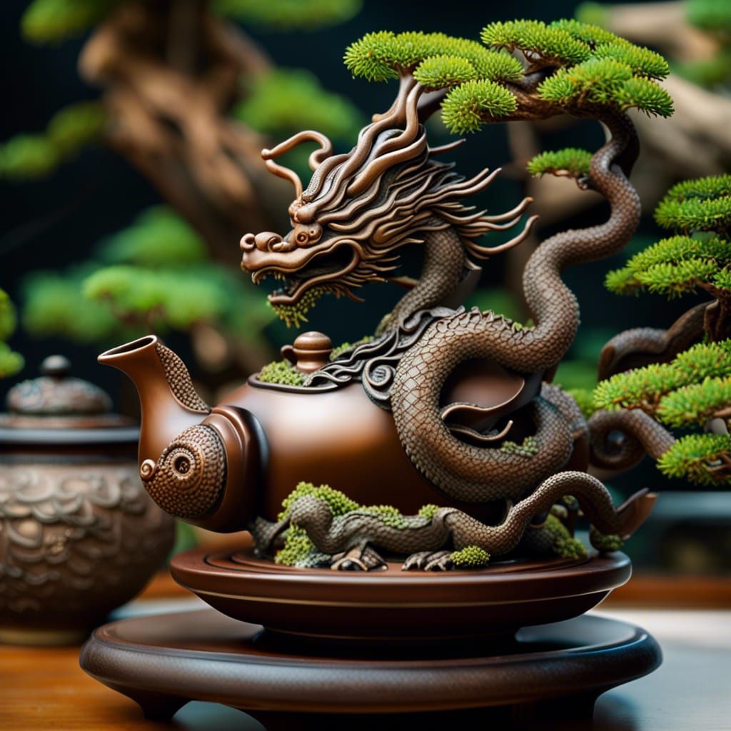 Bonsai Dragon Teapot