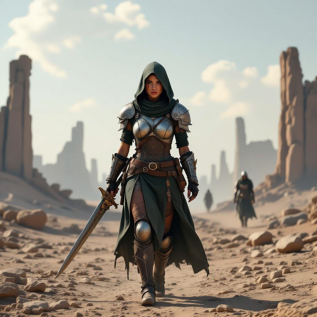 Post-Apocalyptic Wanderer in Chernobyl Diaries Game Art