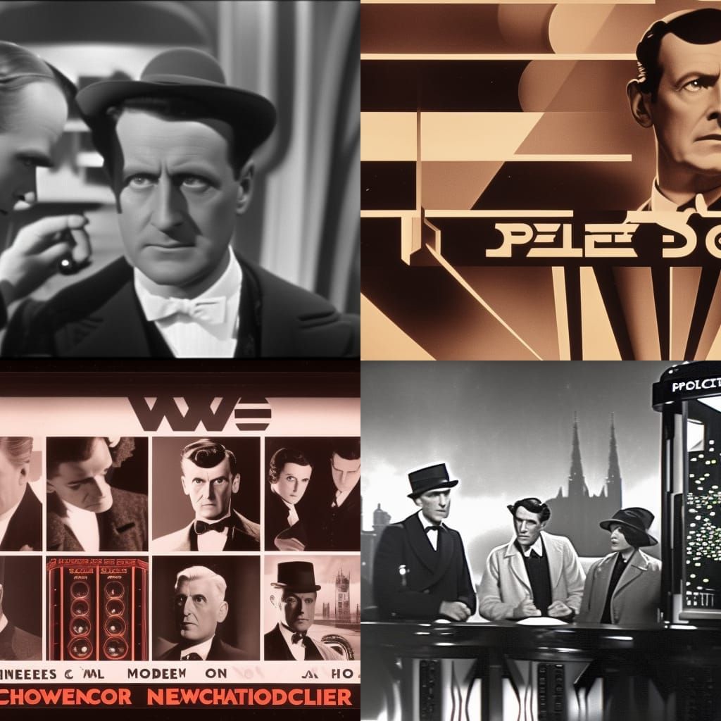 Doctor Who in 1930s Newsreel Style