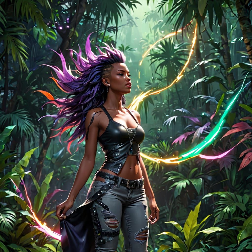 Rebel Goddess Unites Nature and Technology in Glitchcore Har...