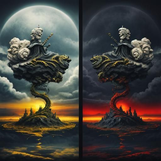 Heaven and Hell: A Visual Duality