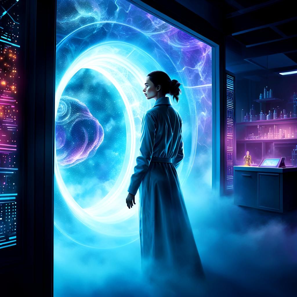 Quantum Particles - Interdimensional Deep Portal teleporter