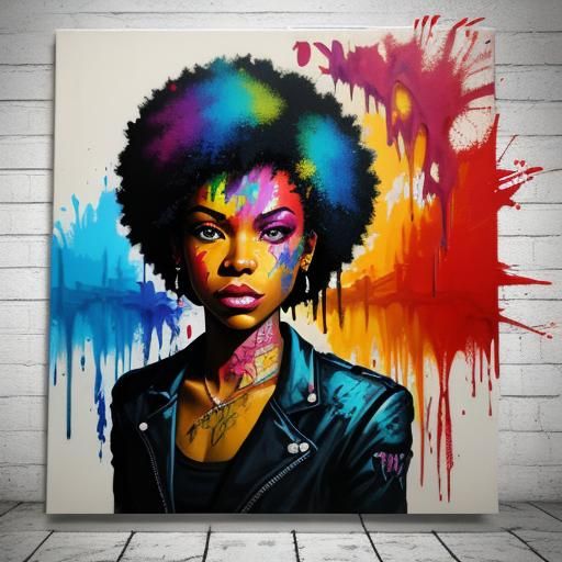 African American Woman Wall Art - Joanna P.