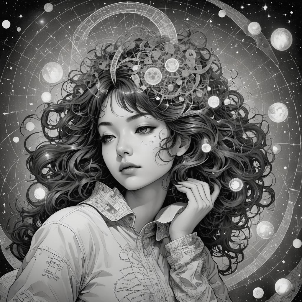 Math Girl Dreaming of Hyperbolic Universes