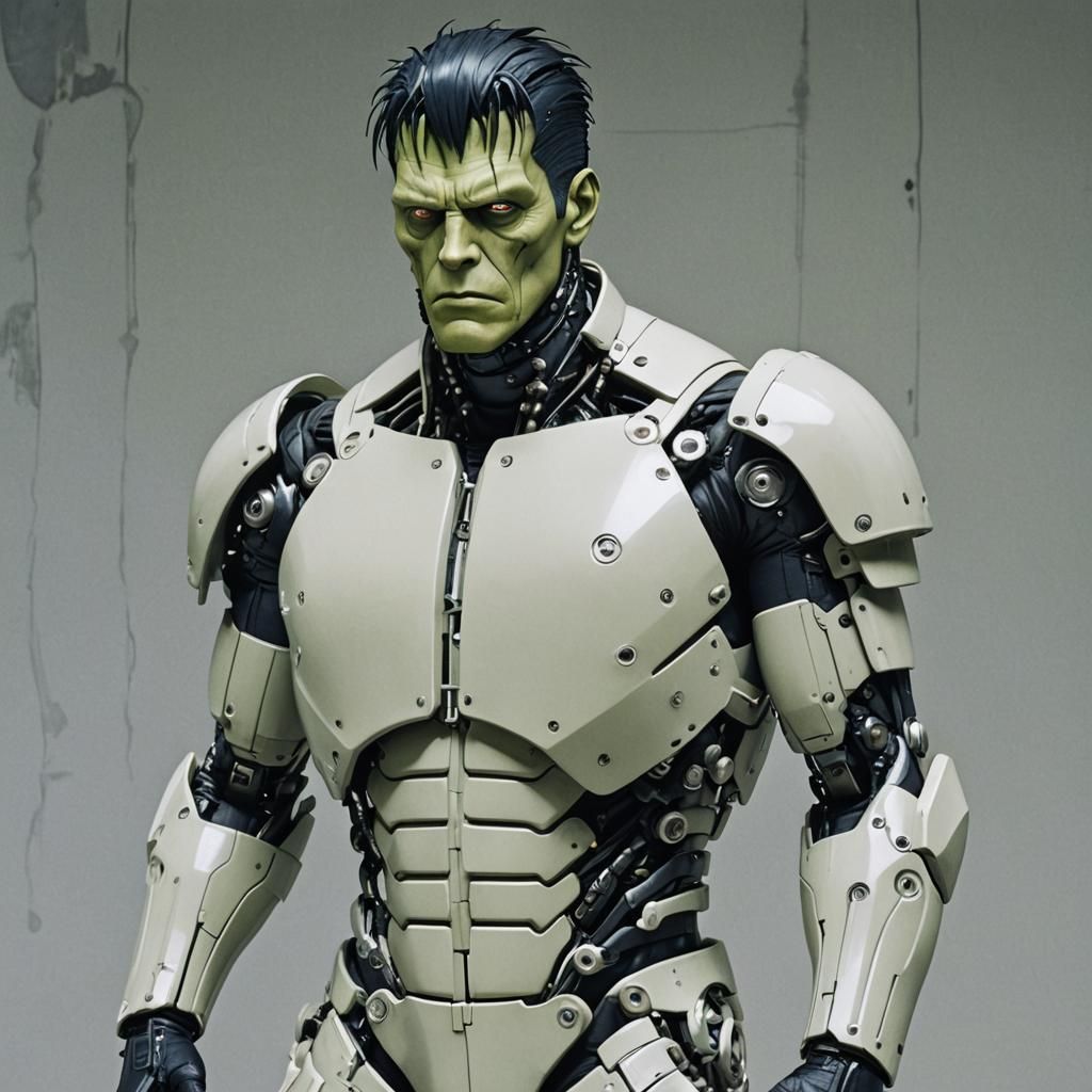 Frankenstein as Ghost in the Shell Cyberpunk