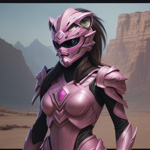 Pink Lion Power Ranger