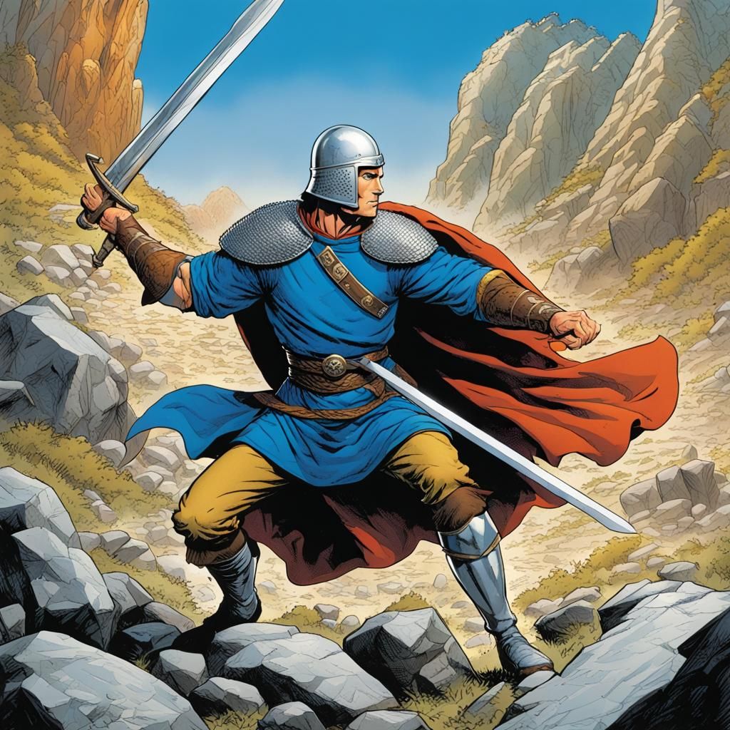 Prince Valiant in Action-Packed Battle