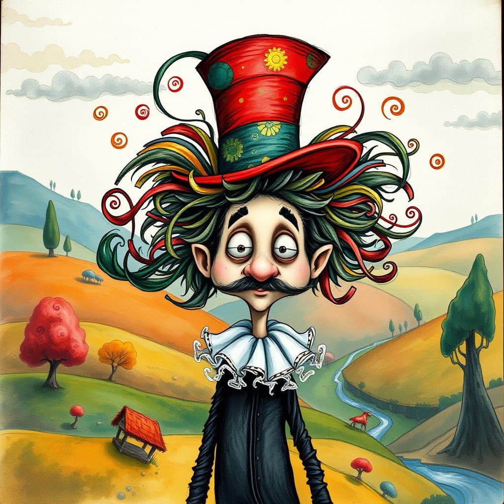 Whimsical Literary Hybrid in Steampunk Style