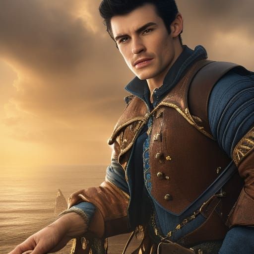 Realistic 8k Portrait of Gaston's Son
