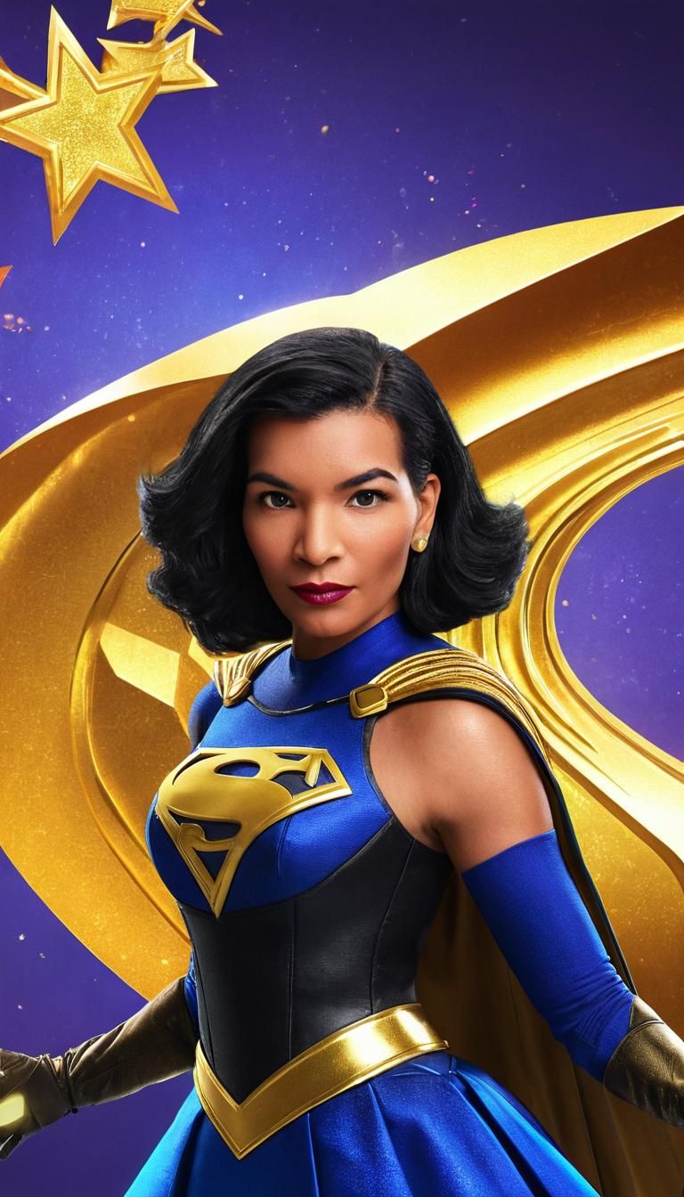 Superhero Woman in Pixar-Style 3D Animation