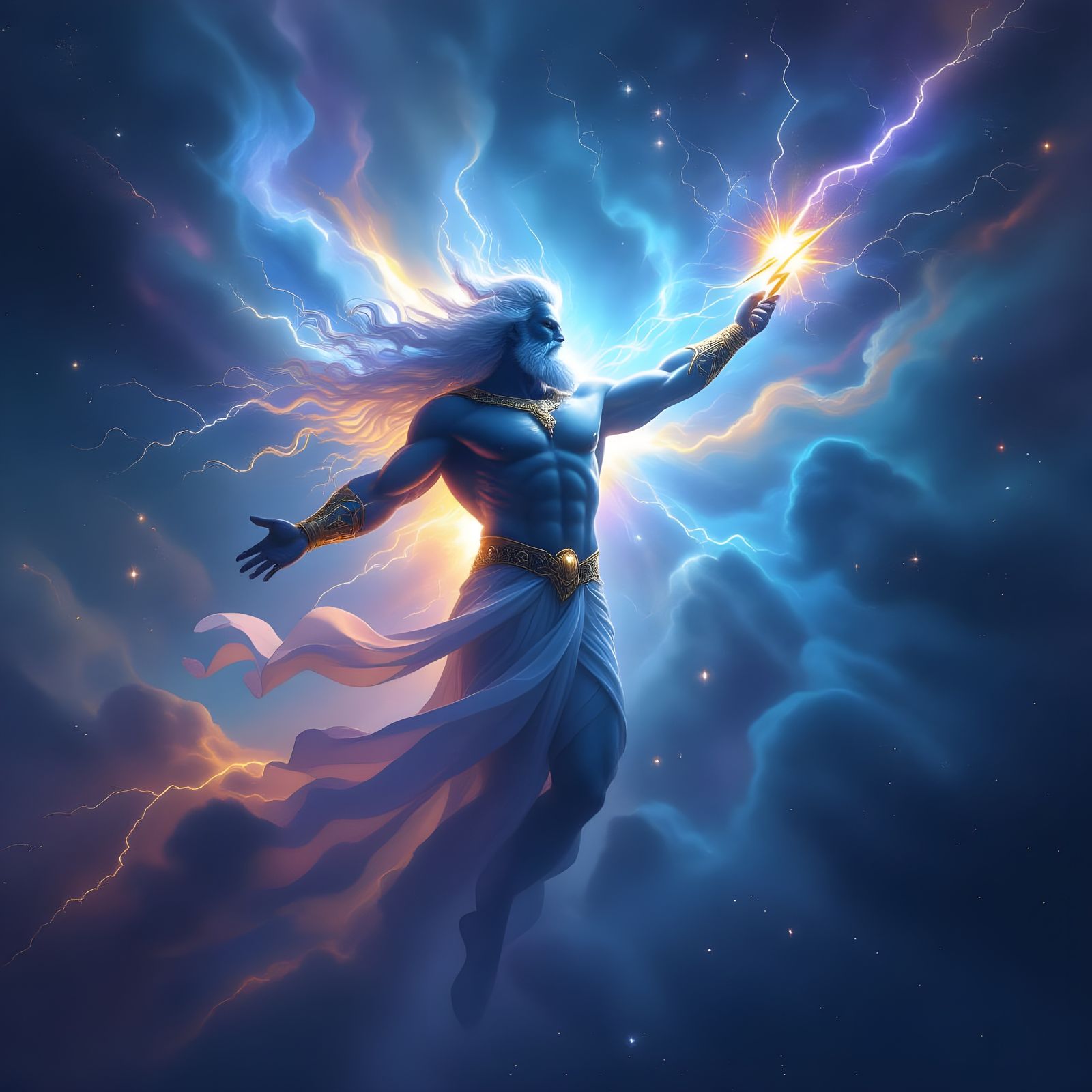 Astral Zeus God of Sky and Thunder