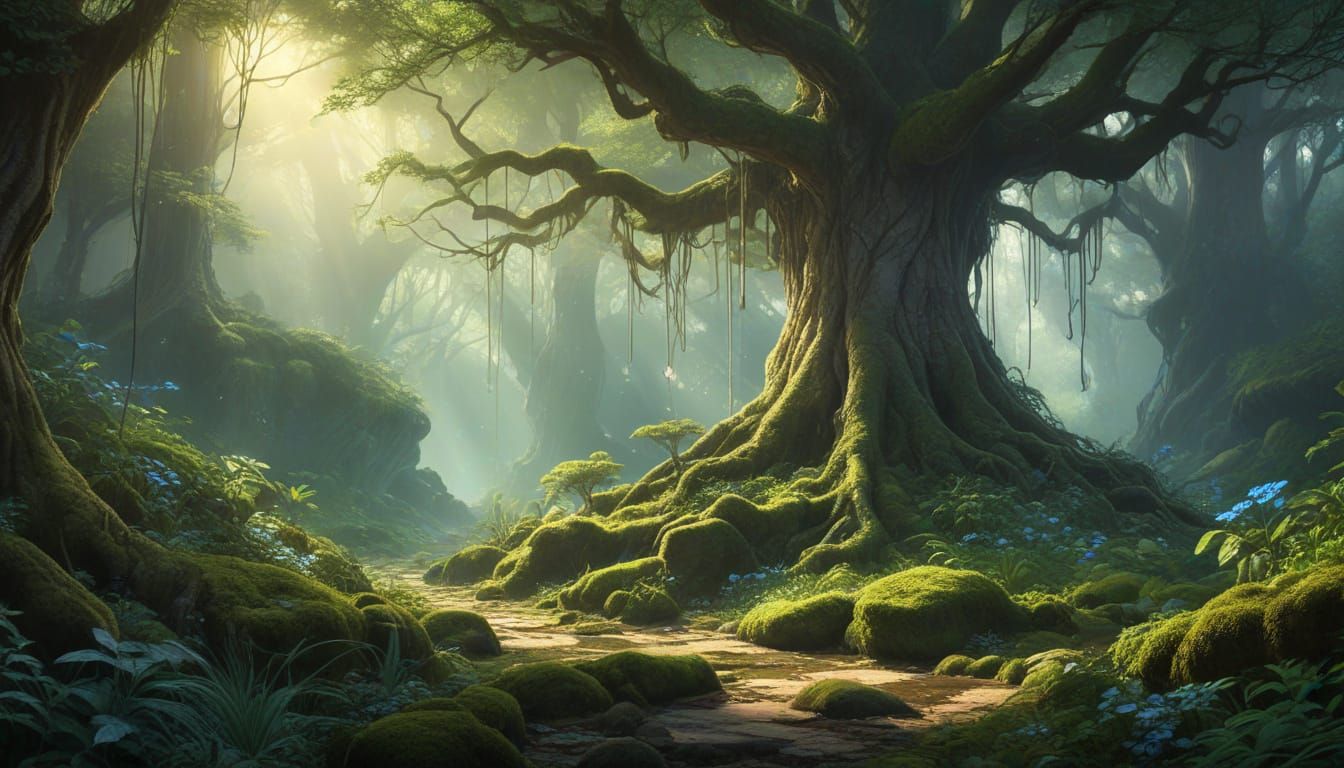 Enchanted Forest Teeming With Life and Magic