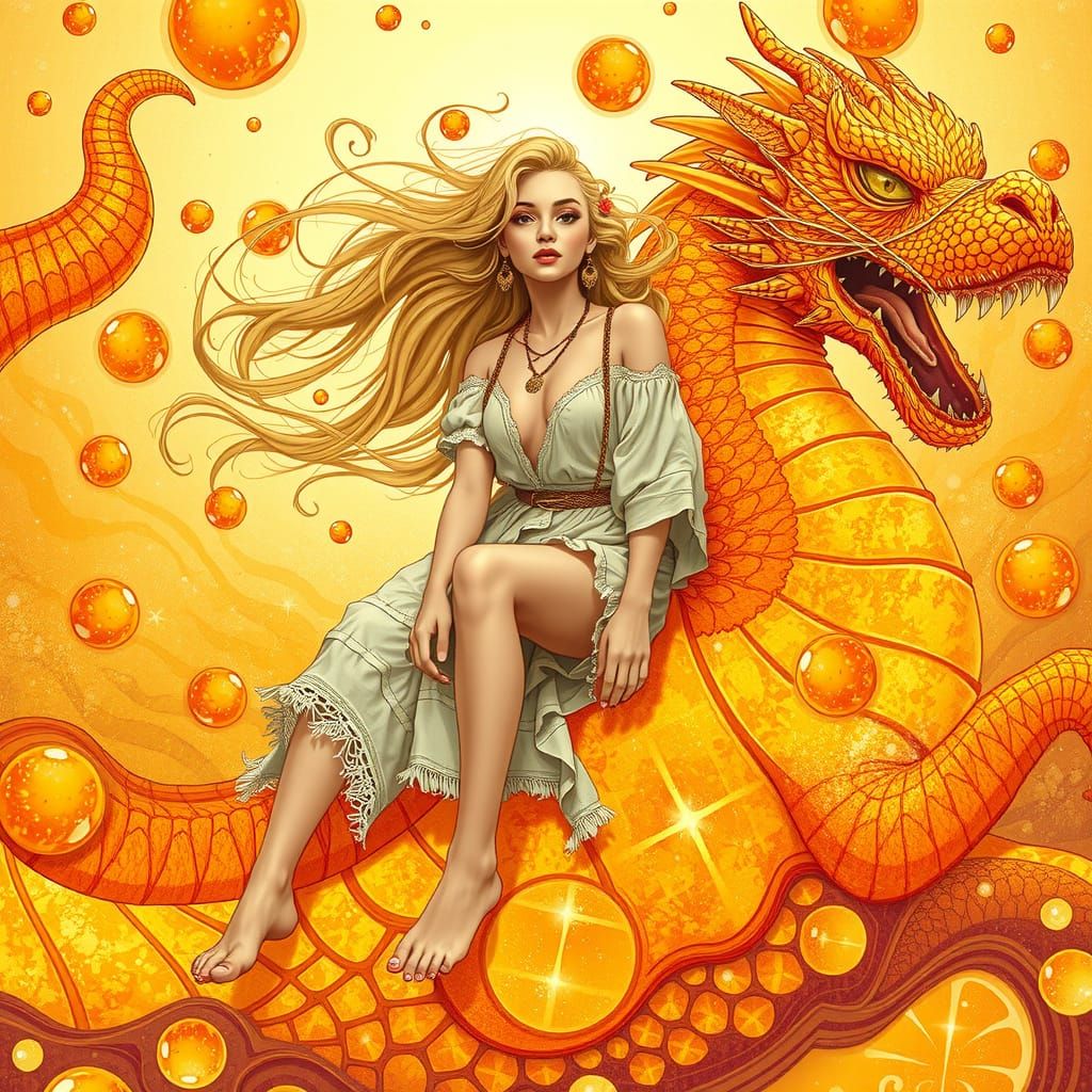 Gummy Dragon Rider in Dream Soda Sea