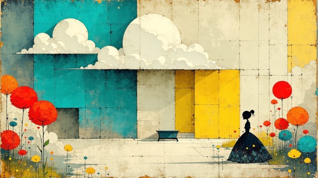 Anna Silivonchik-Inspired Artwork in a Dreamlike Aesthetic