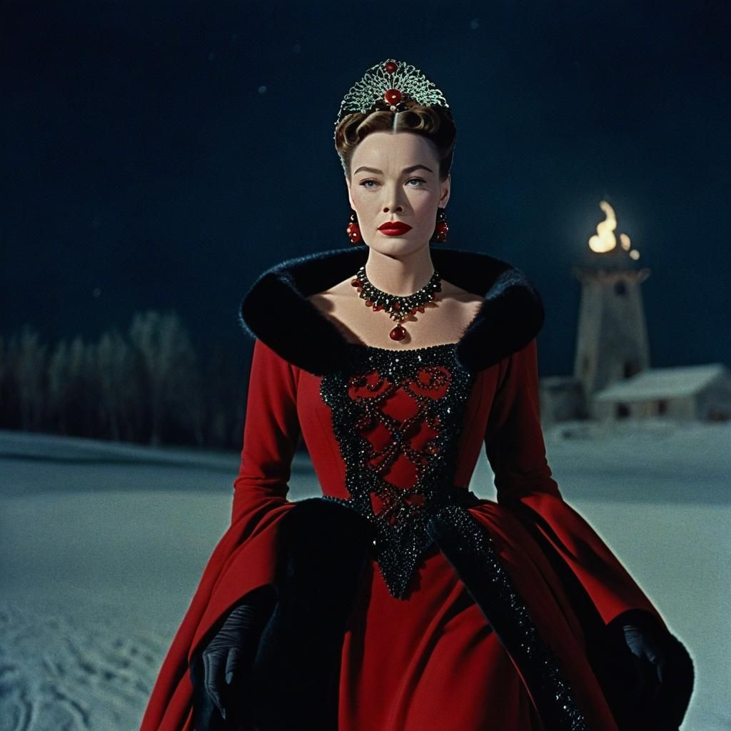 Gene Tierney as Tsarina Eudoxia in Tundra