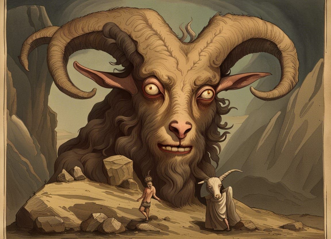 Epic Three-Eyed Goat-Headed Cyclops Giant