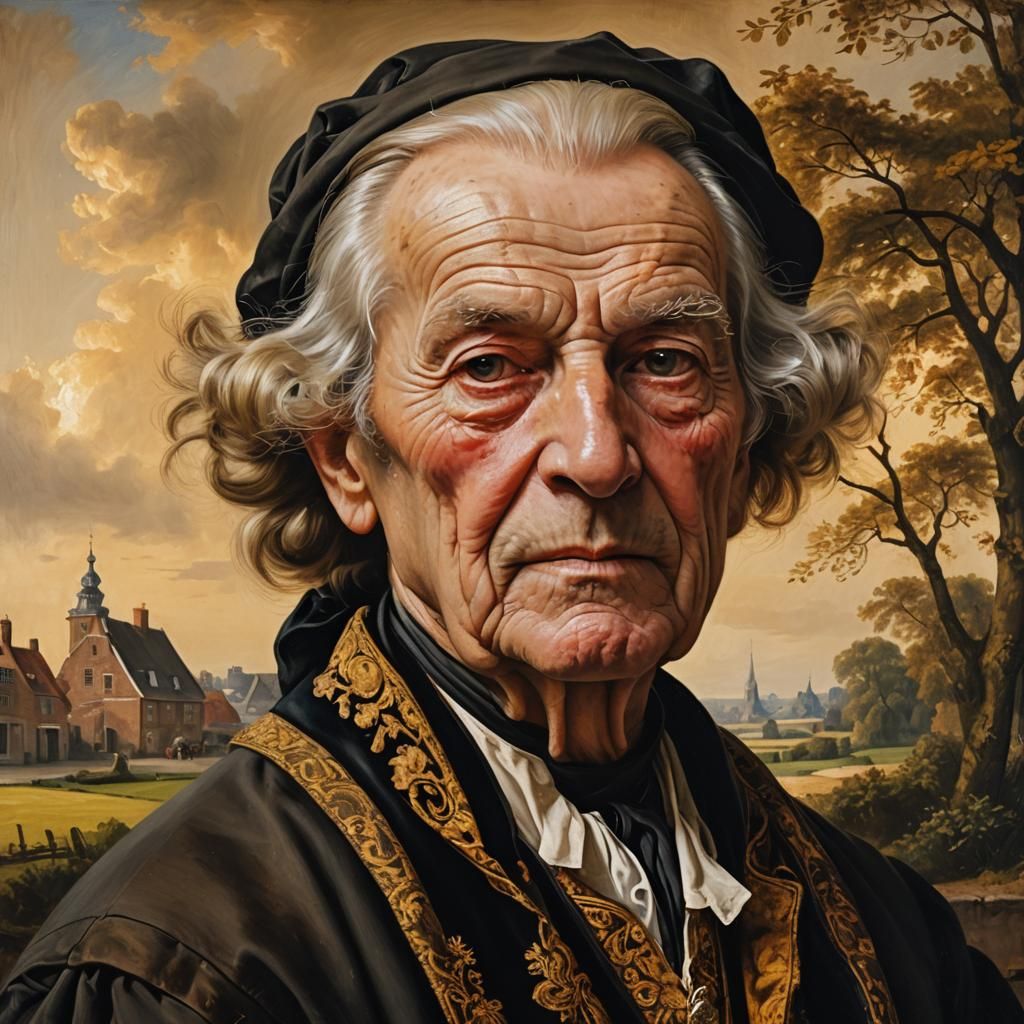 Dutch Master Portrait of an Elderly Man
