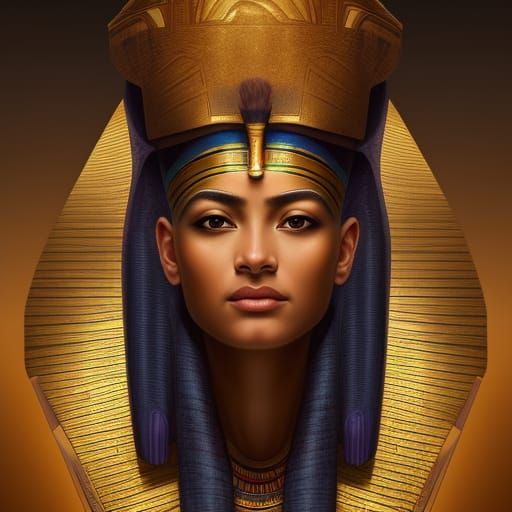 Majesty of Ancient Egypt: Hyperdetailed Portrait